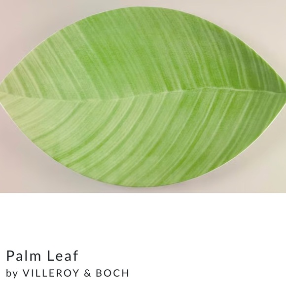 🍃VILLEROY & BOCH LEAF PLATE-Beautiful Serving Dish for your Spring Table - Picture 7 of 8